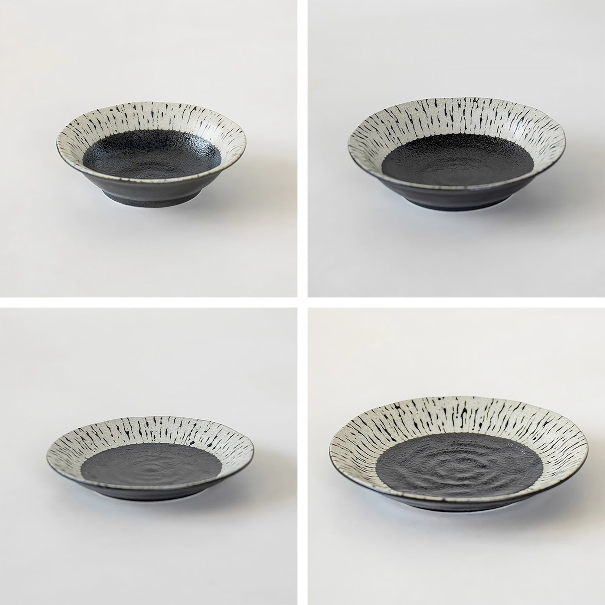 Assiette en céramique Mino avec motif togusa