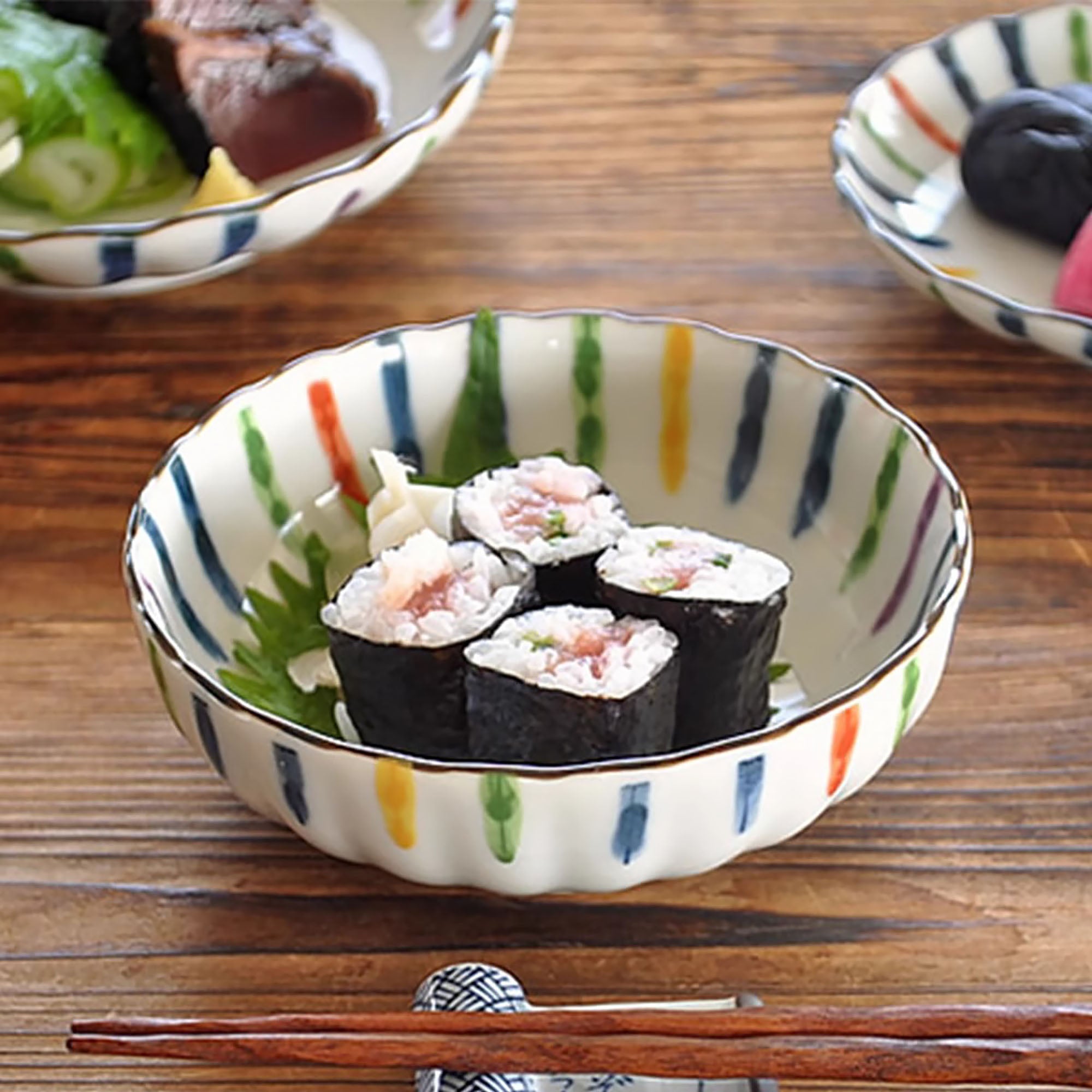 Vaisselle Minoyaki avec Motif Tokusa