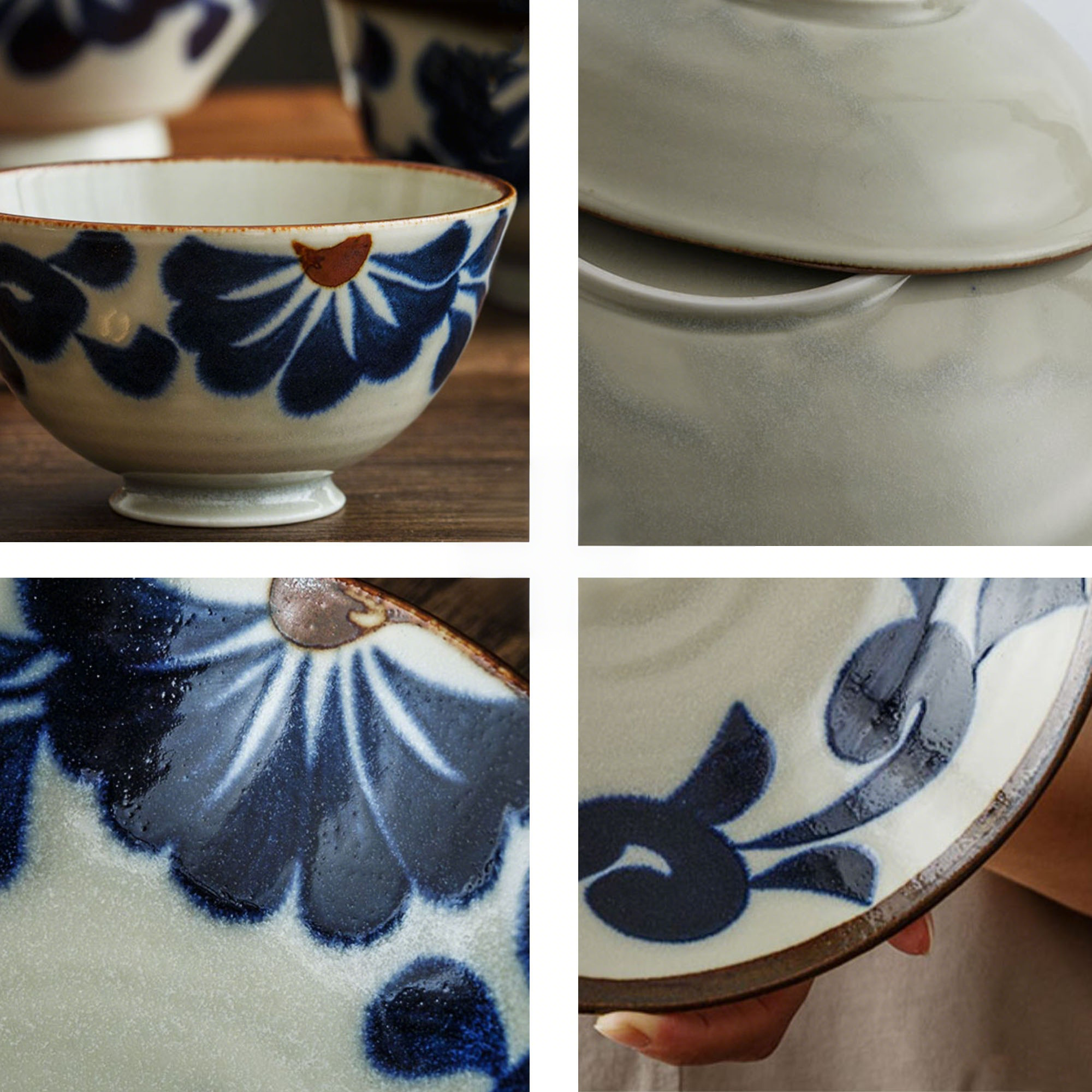 Karakusa-patterned tableware