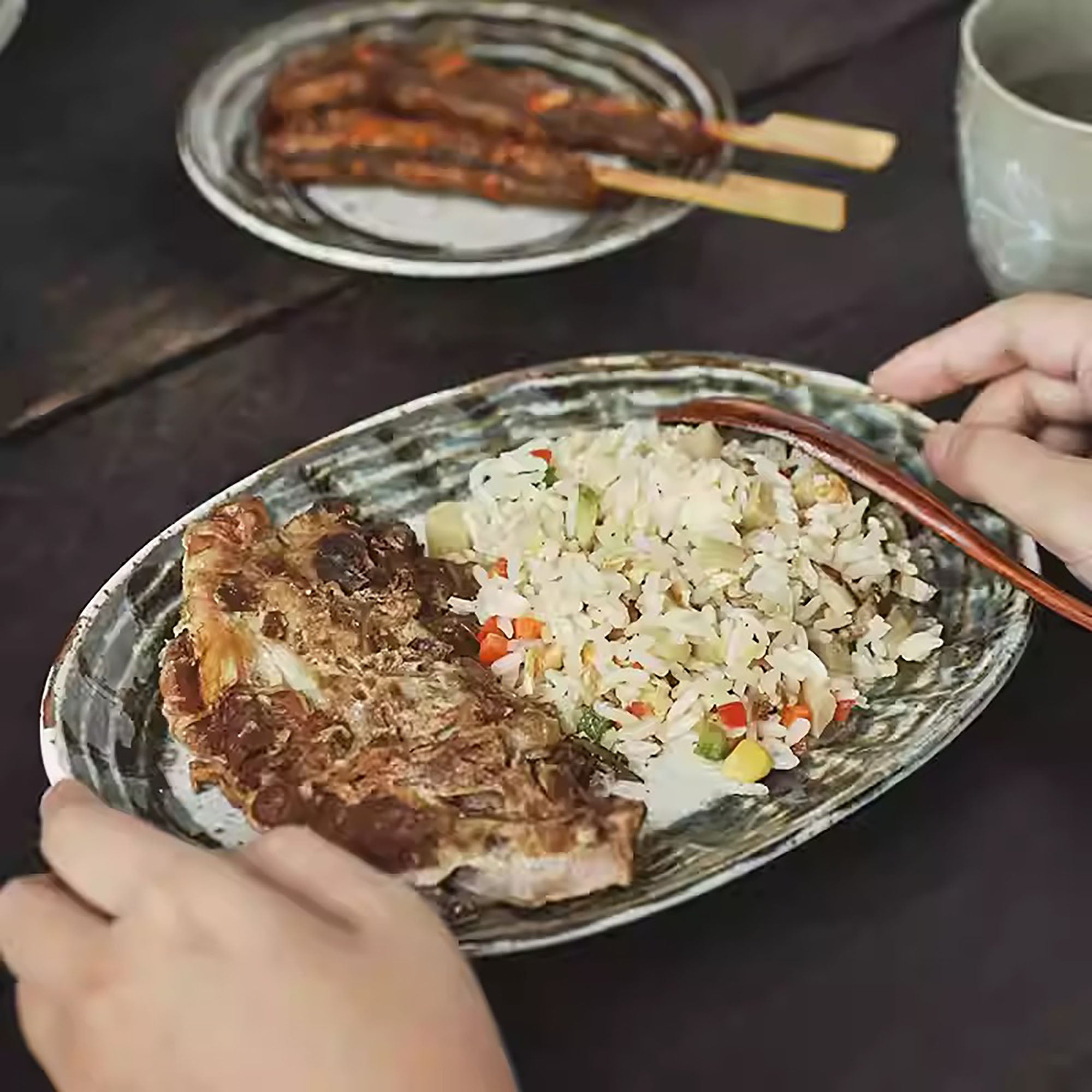 Yuki Shino ceramic tableware from Mino-yaki