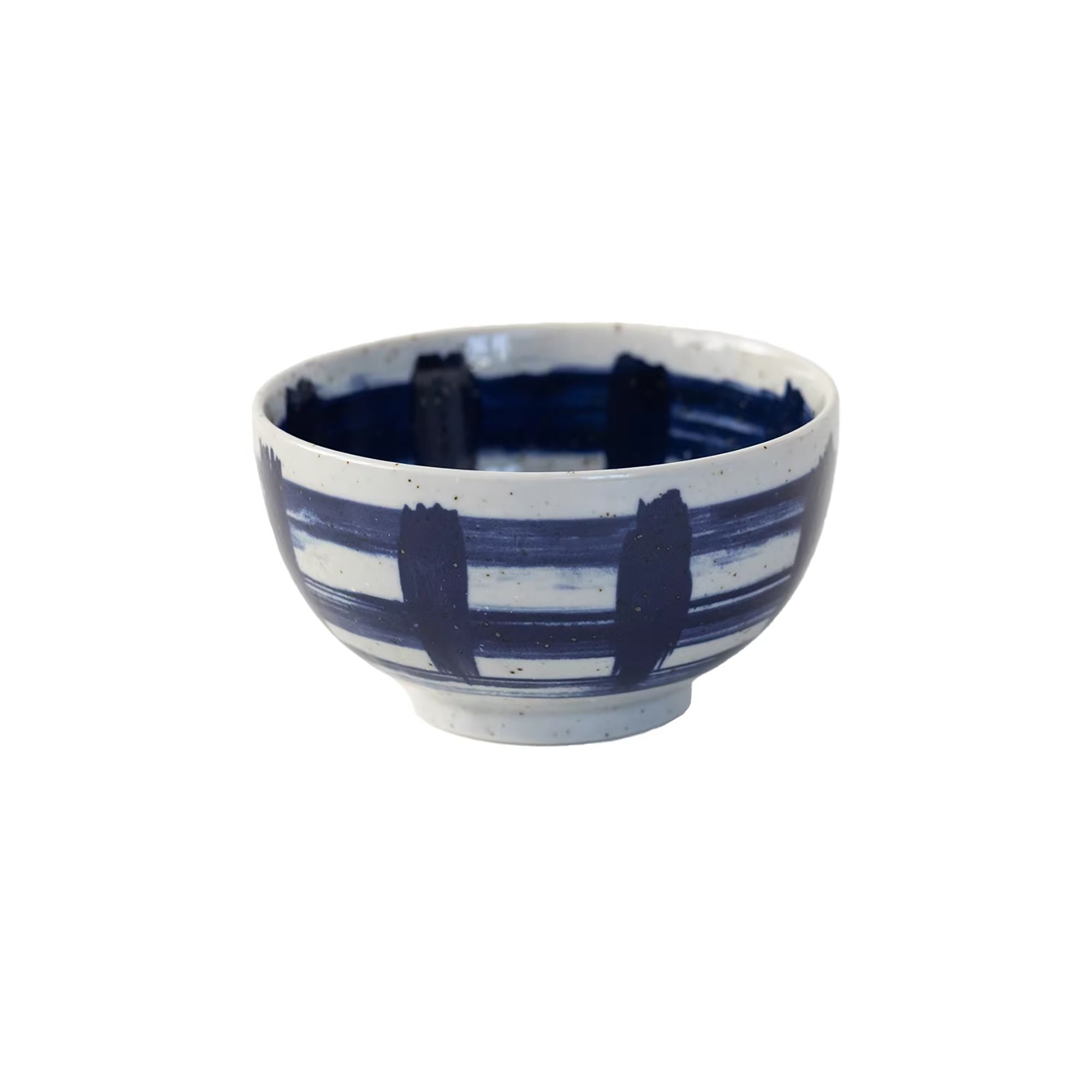 Vaisselle Minoyaki motif coup de pinceau vintage