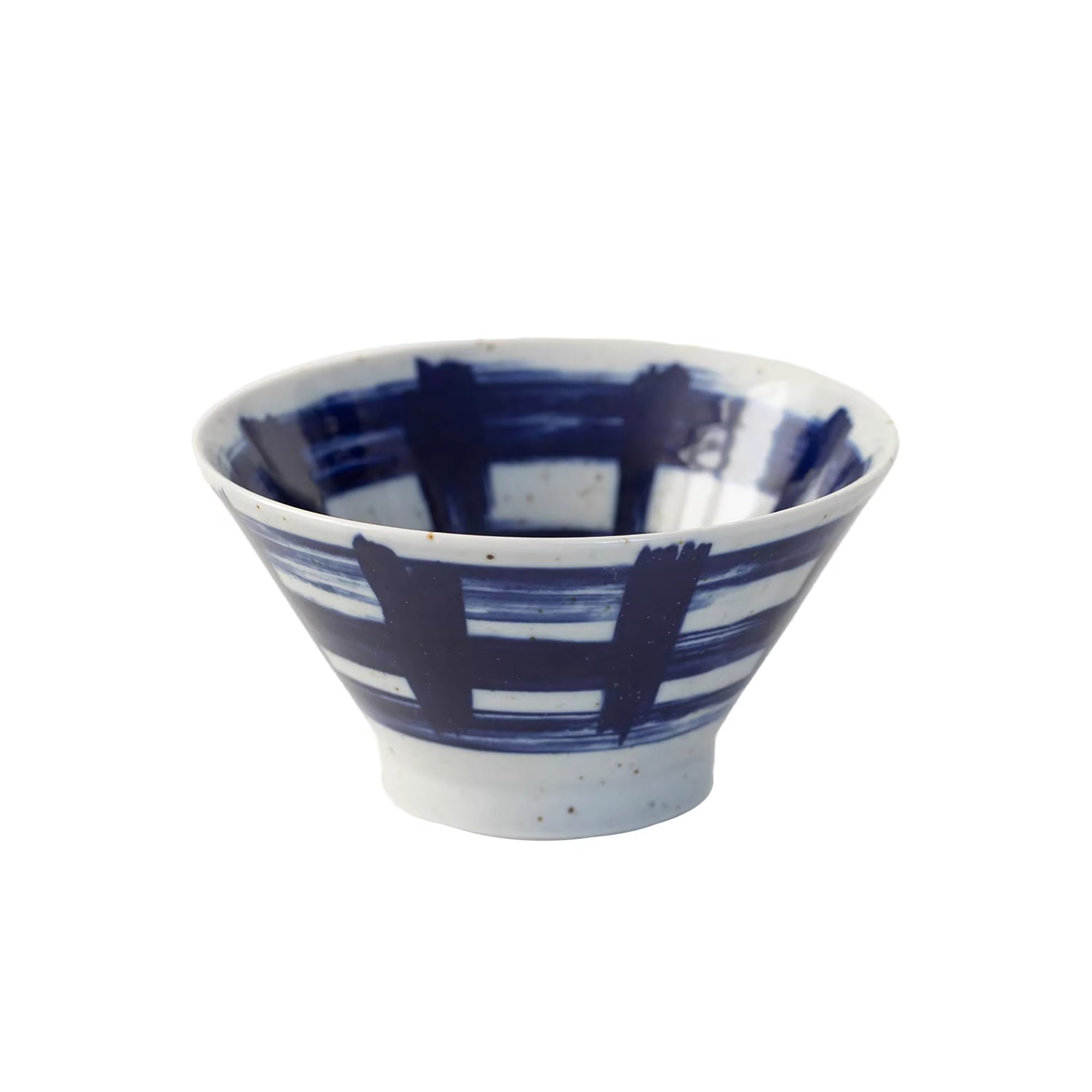 Vaisselle Minoyaki motif coup de pinceau vintage