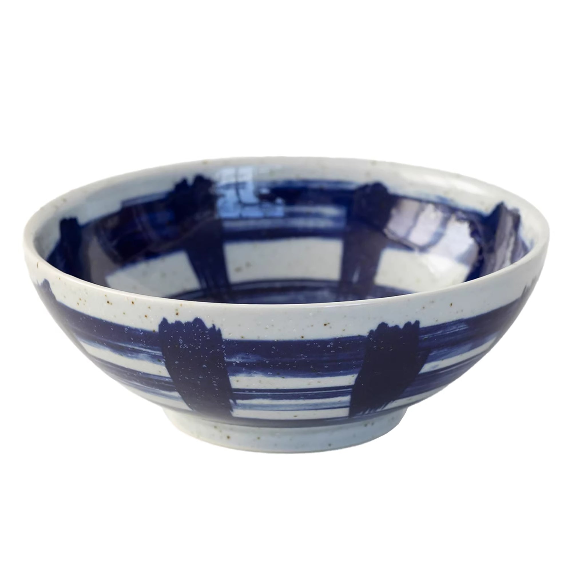 Vaisselle Minoyaki motif coup de pinceau vintage