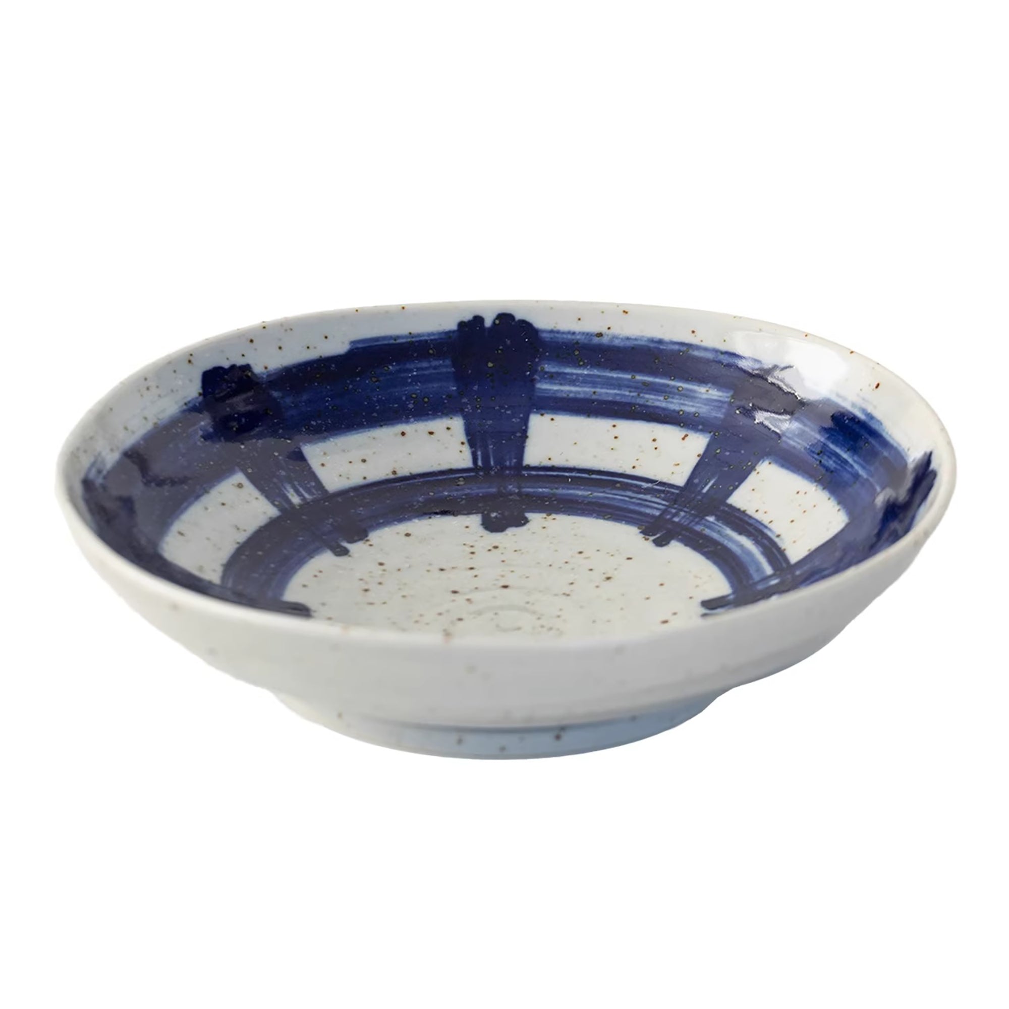 Vaisselle Minoyaki motif coup de pinceau vintage