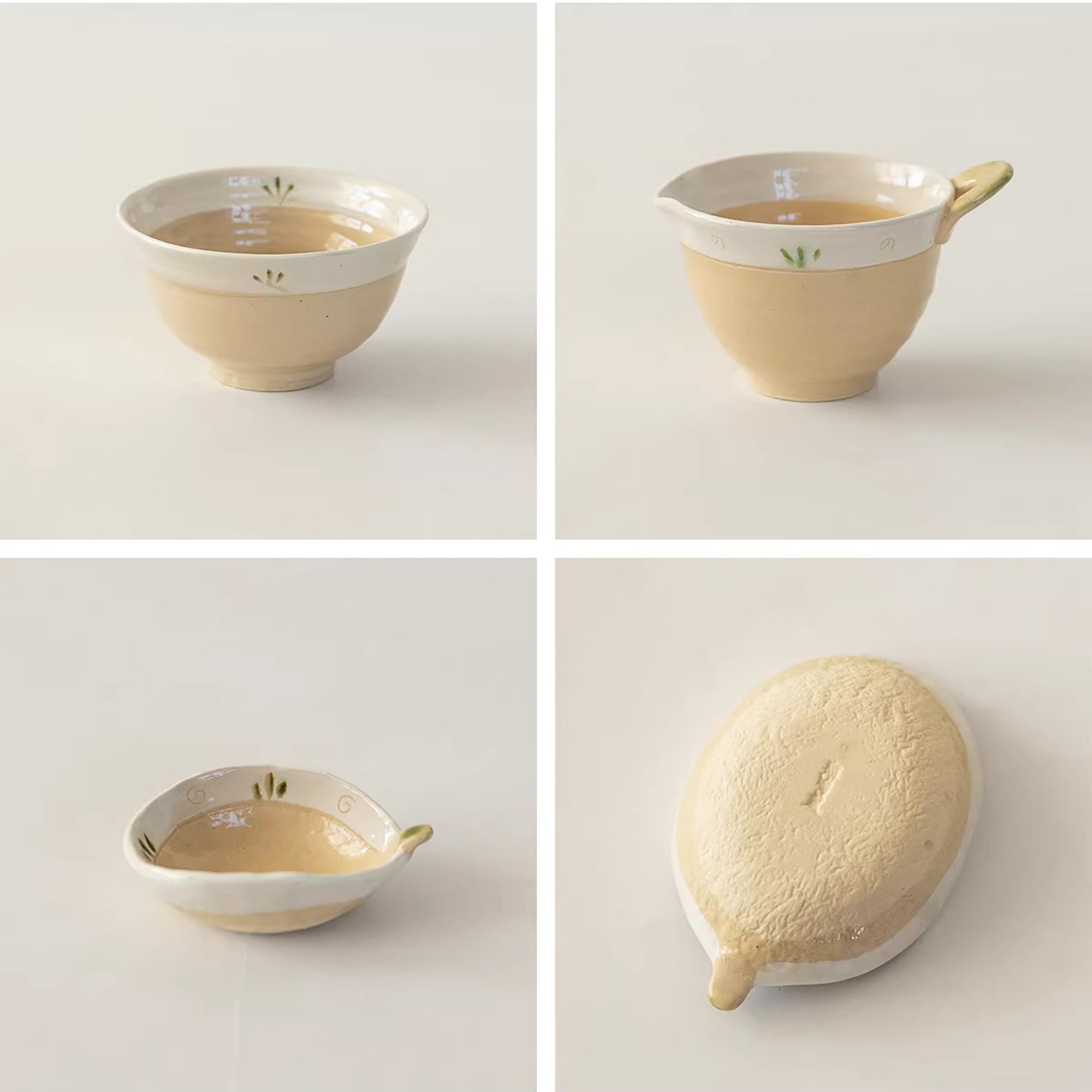 Vaisselle en grès style Kohiki