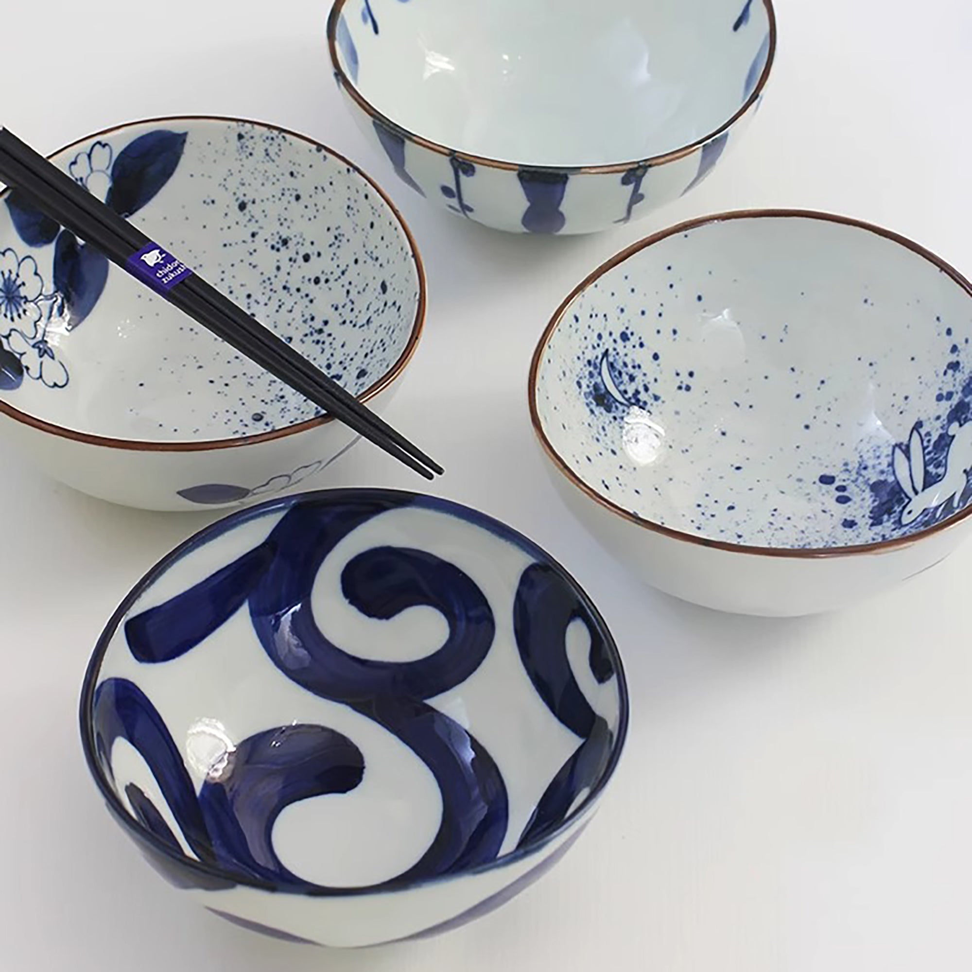 Bol en céramique Minoyaki Hidatakayama forme ovale