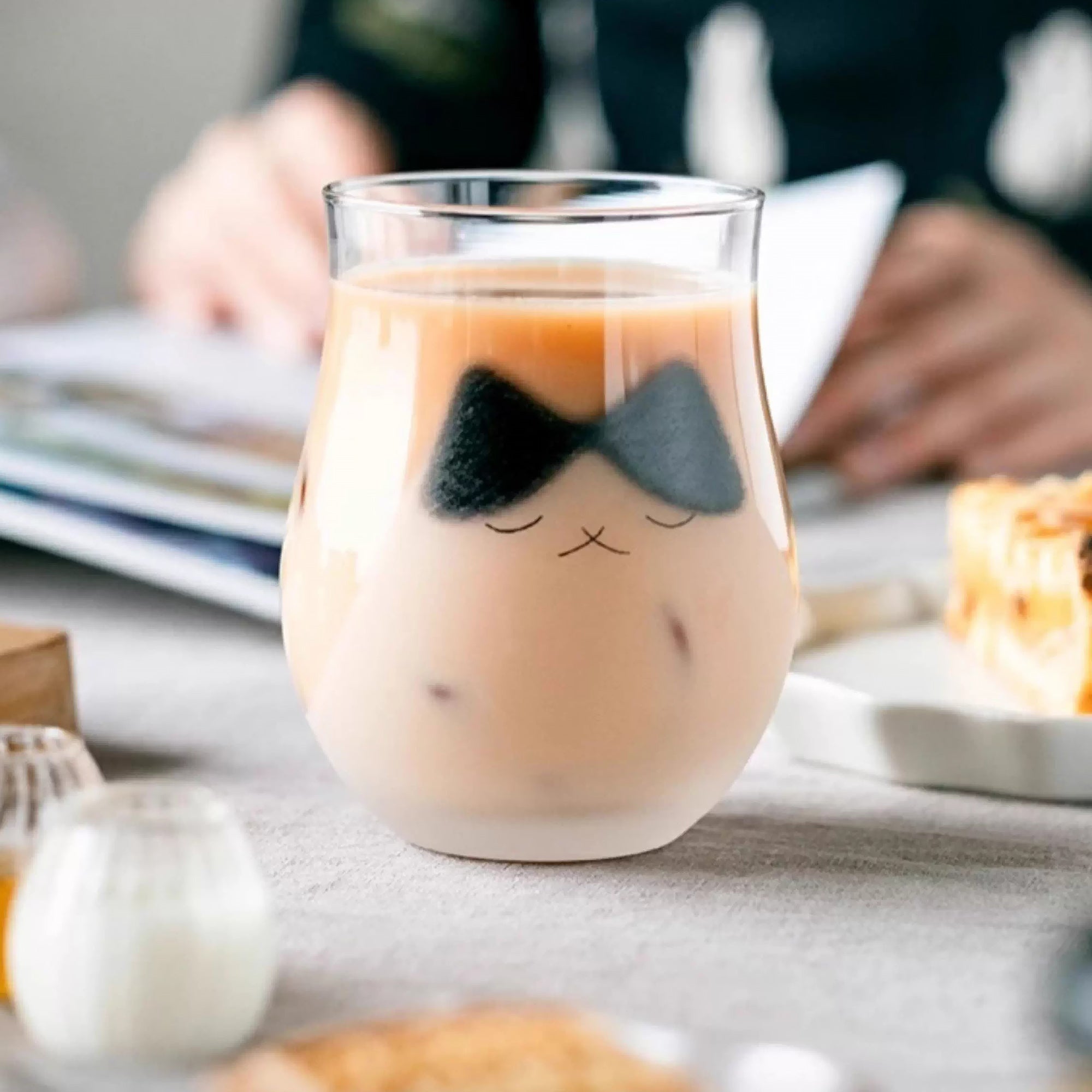 Verre Aderia avec motif chat