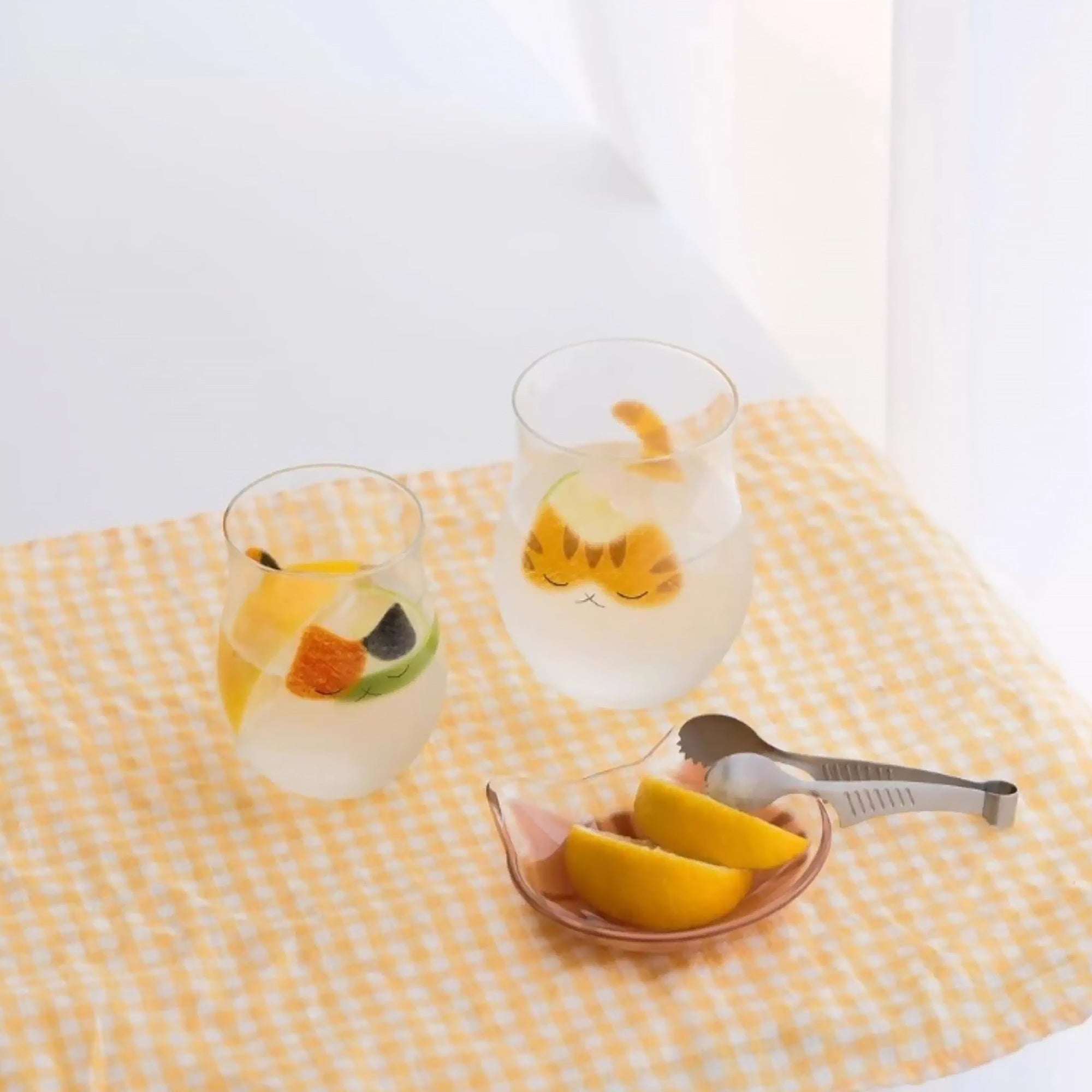 Verre Aderia avec motif chat