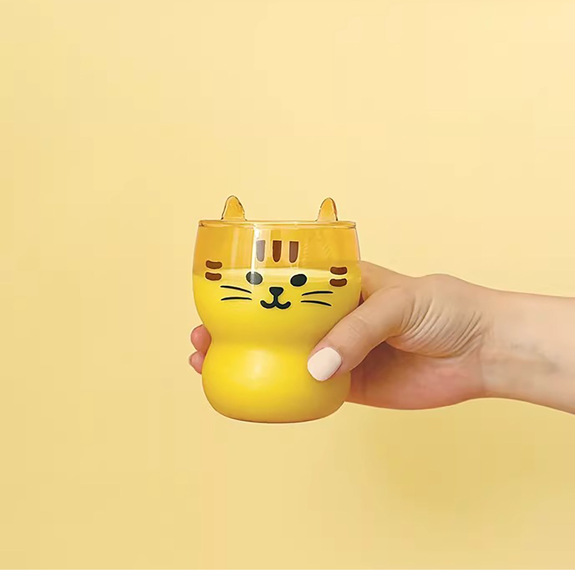 Verre en verre DECOLE à oreilles de chat