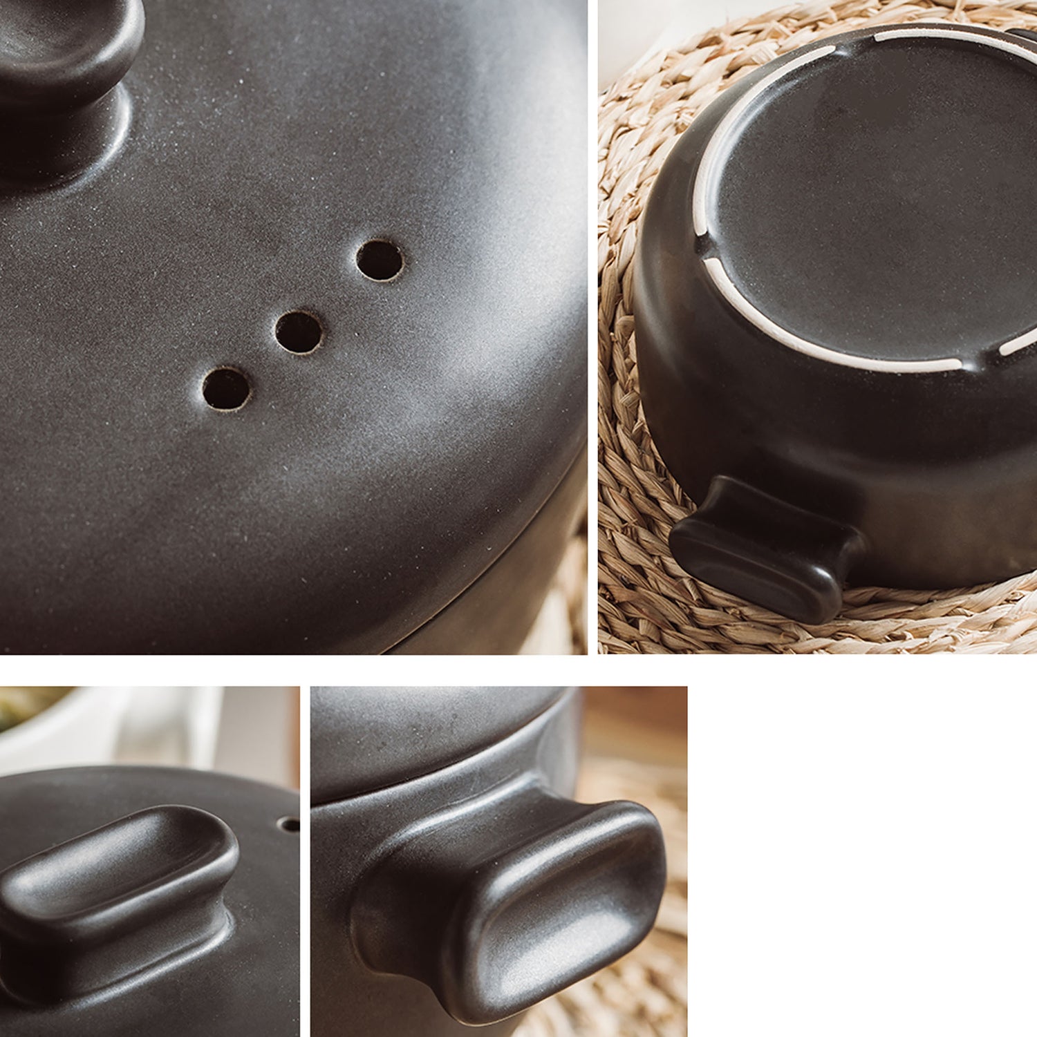 Cocotte en argile avec sa vapeur
