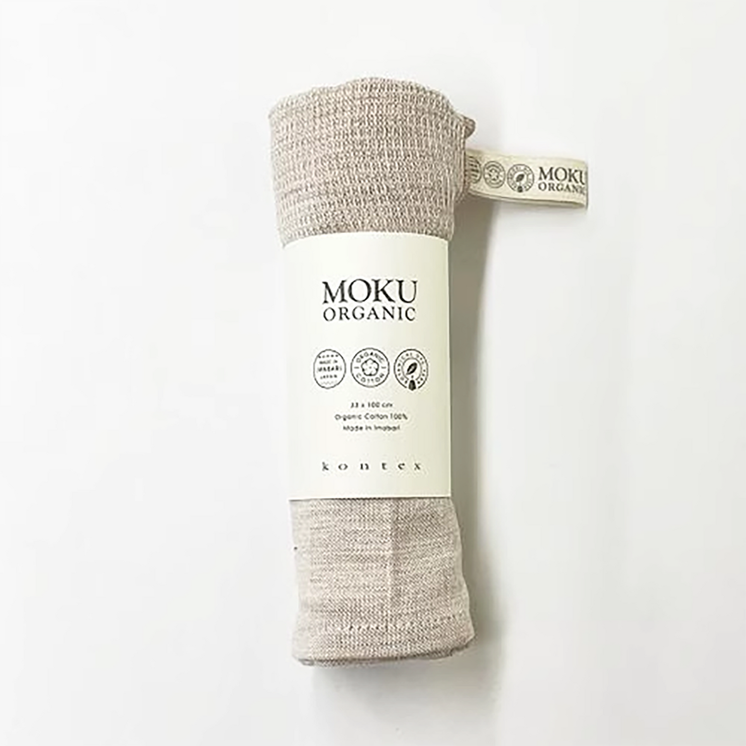 Serviette Kontex en coton biologique teinte aux plantes
