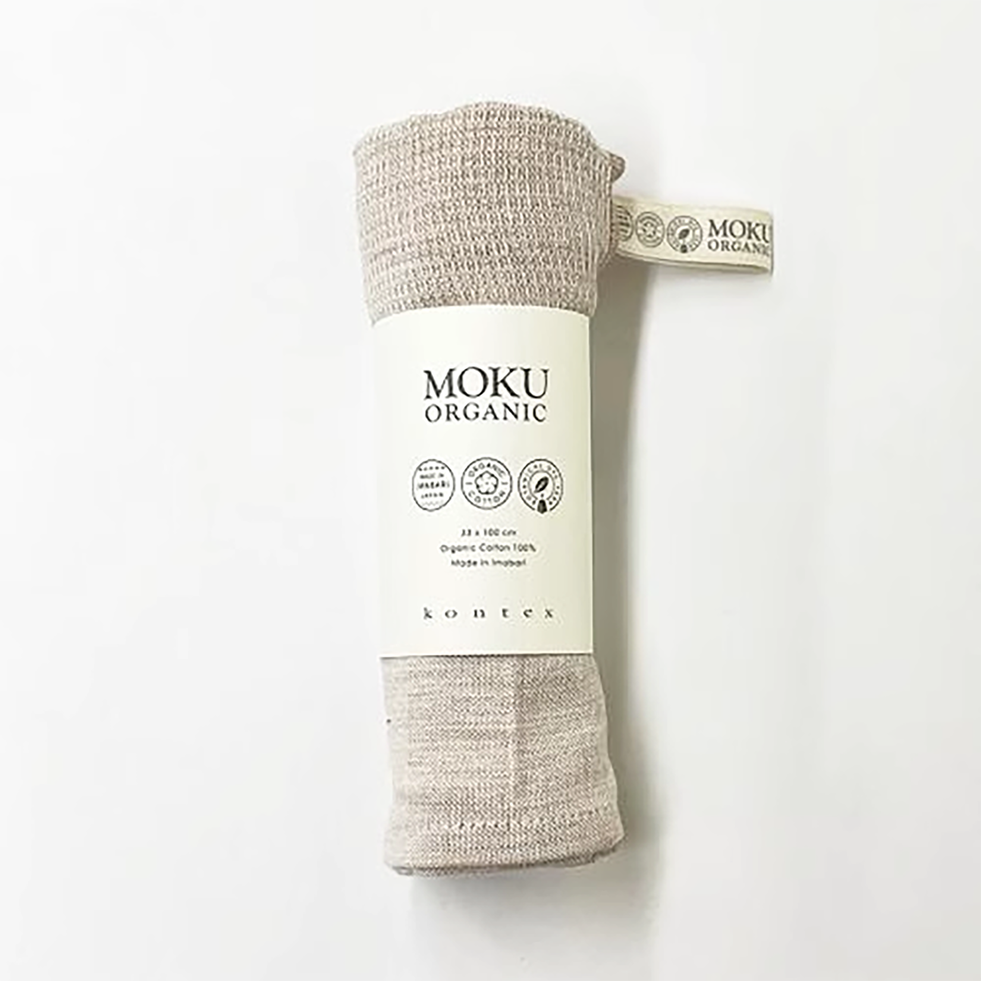 Serviette Kontex en coton biologique teinte aux plantes