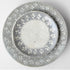 Assiette de Ginpo Mishima avec motif floral