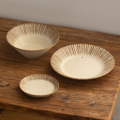 Vaisselle Minoyaki motif Tokusa peinte main