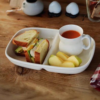 Assiette compartimentée en céramique Shimoyama