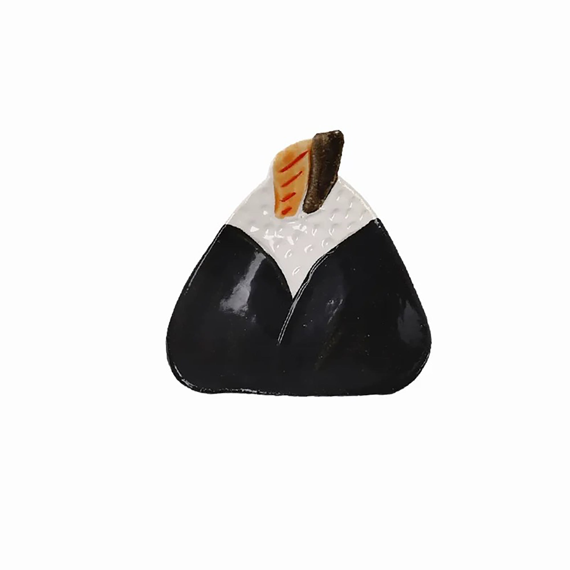 Petite assiette Mino-yaki en forme d’onigiri