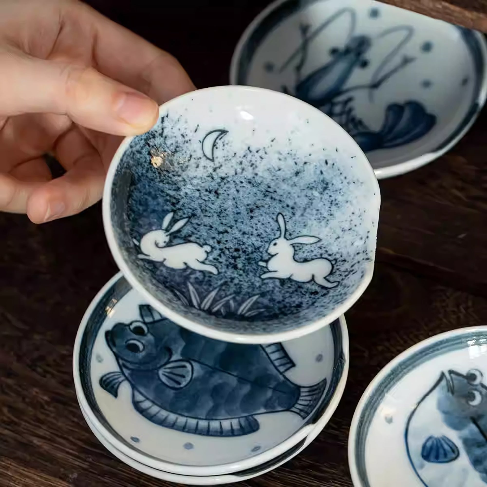 Assiettes à apéritif japonaises