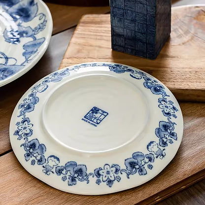 Vaisselle Minoyaki motif calebasse porte-bonheur