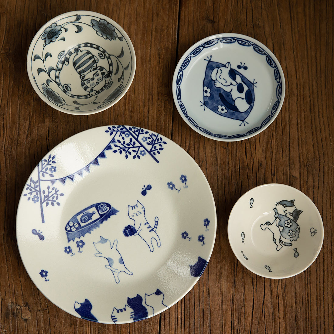 ASSIETTE avec motif CHAT MIGNON