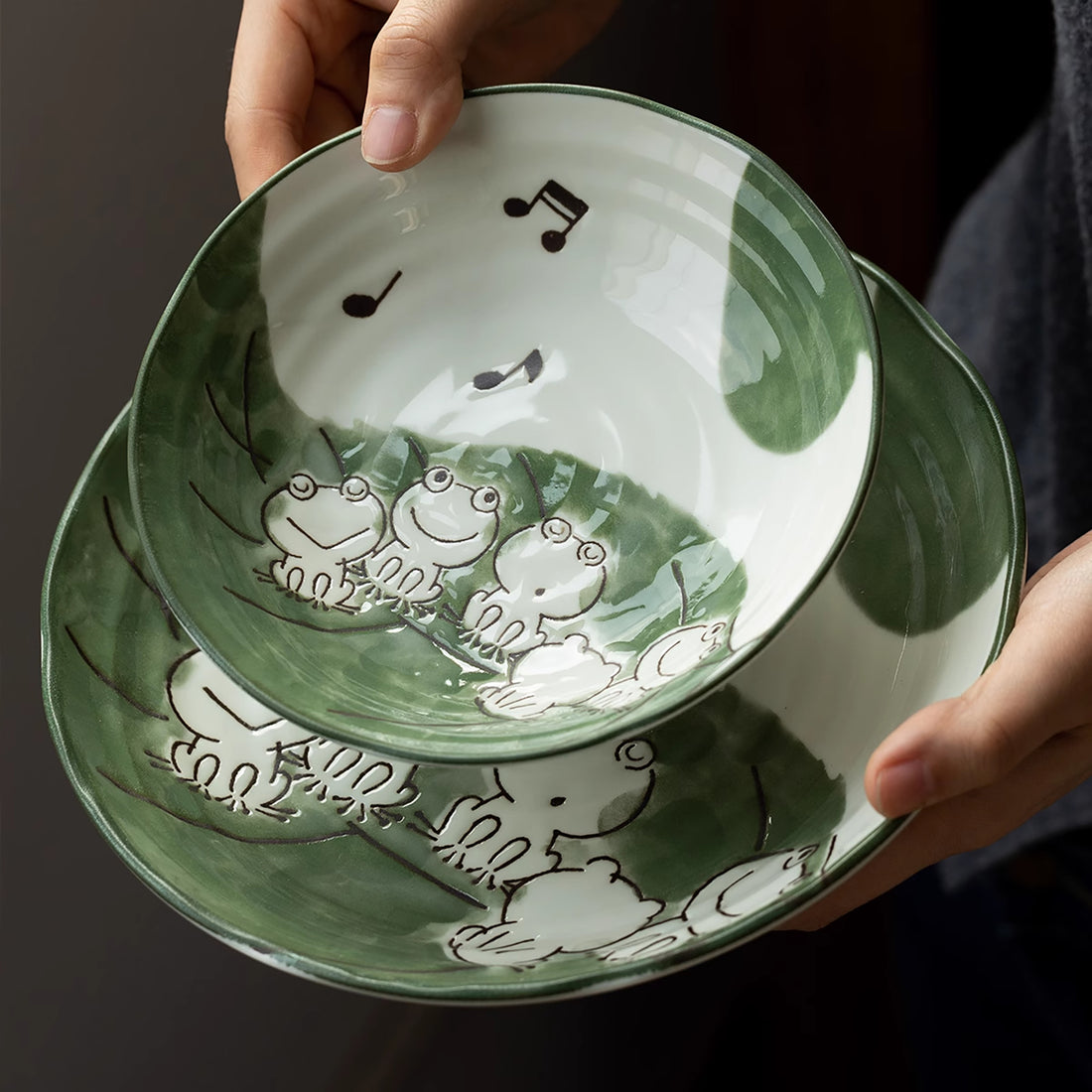 ASSIETTE GRENOUILL de MINO