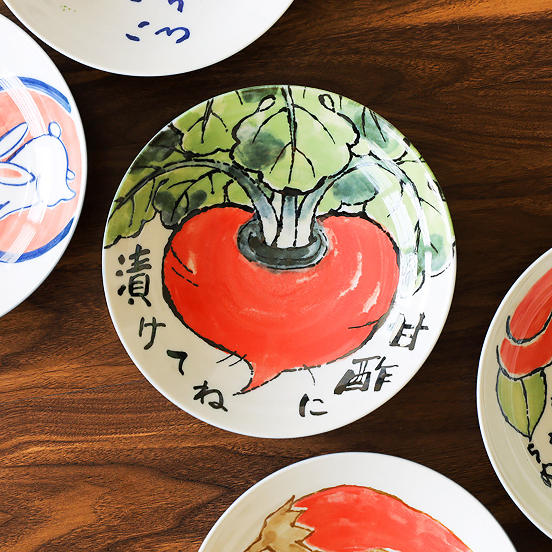 ASSIETTE MOTIF LEGUM MINO