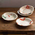 Assiette en céramique Minoyaki style fleurs japonaise