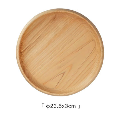 Assiette en bois Hinoki massif
