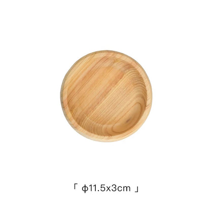 Assiette en bois Hinoki massif