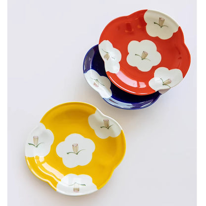 Assiette camélia Arita