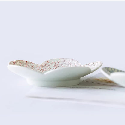 Assiette duo fleur de prunier Arita