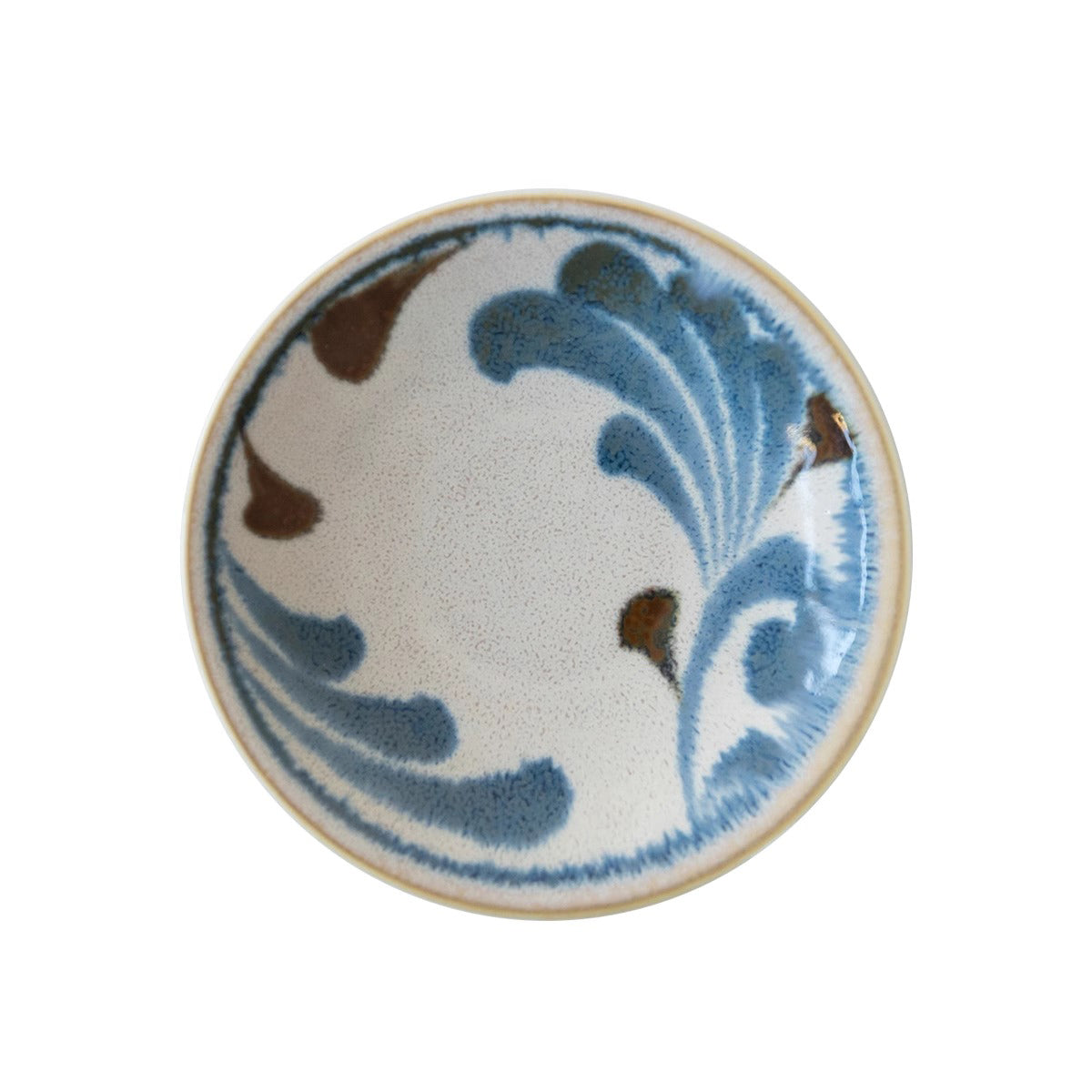 Assiette en céramique Mino-yaki 