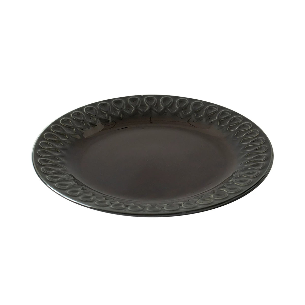 Assiette japonaise Mino-yaki en céramique aux motifs rétro