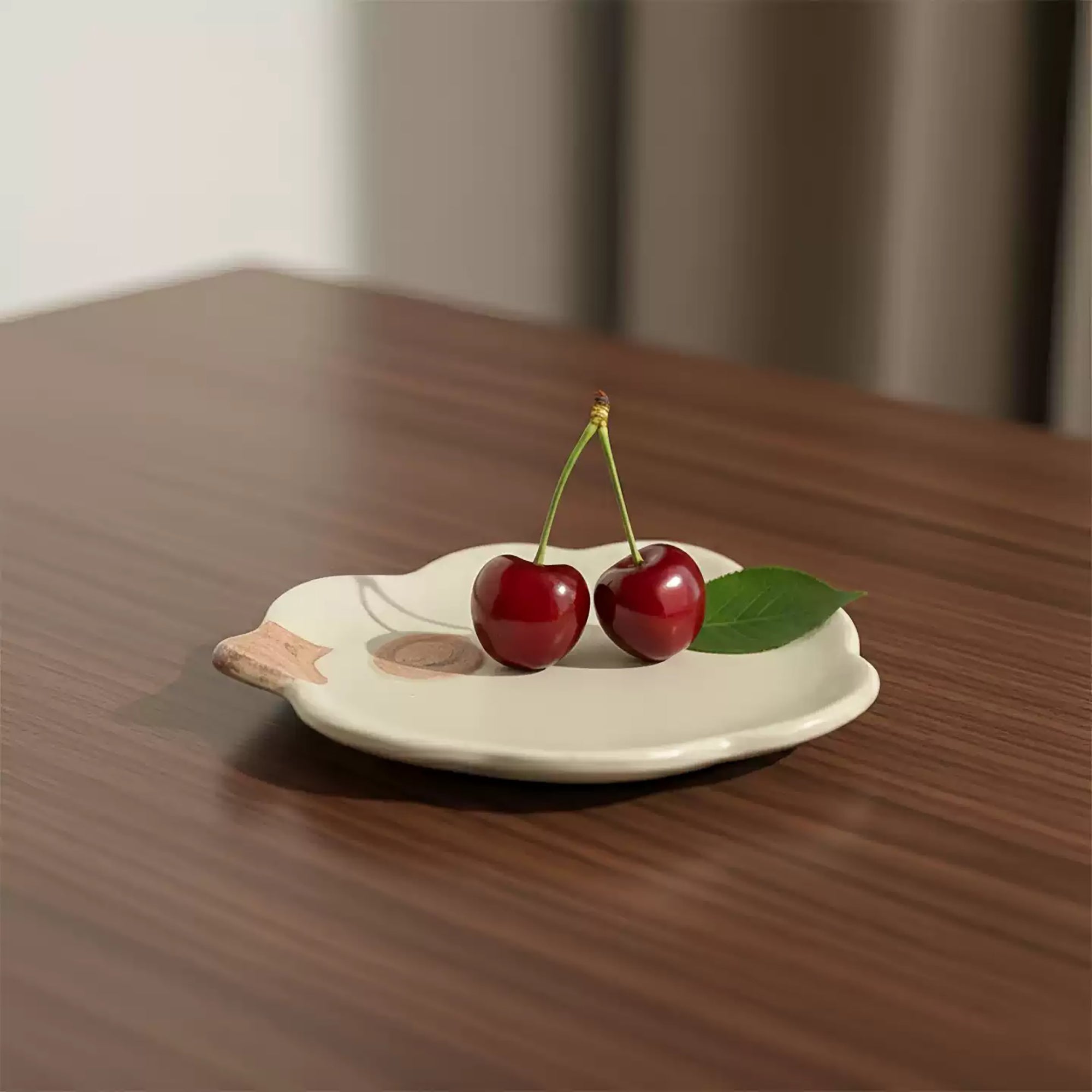 Petite assiette Minoyaki avec mignon motif mouton