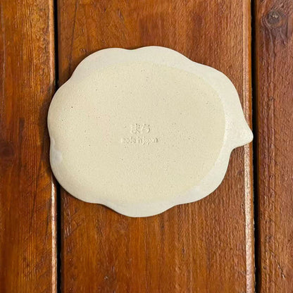 Petite assiette Minoyaki avec mignon motif mouton