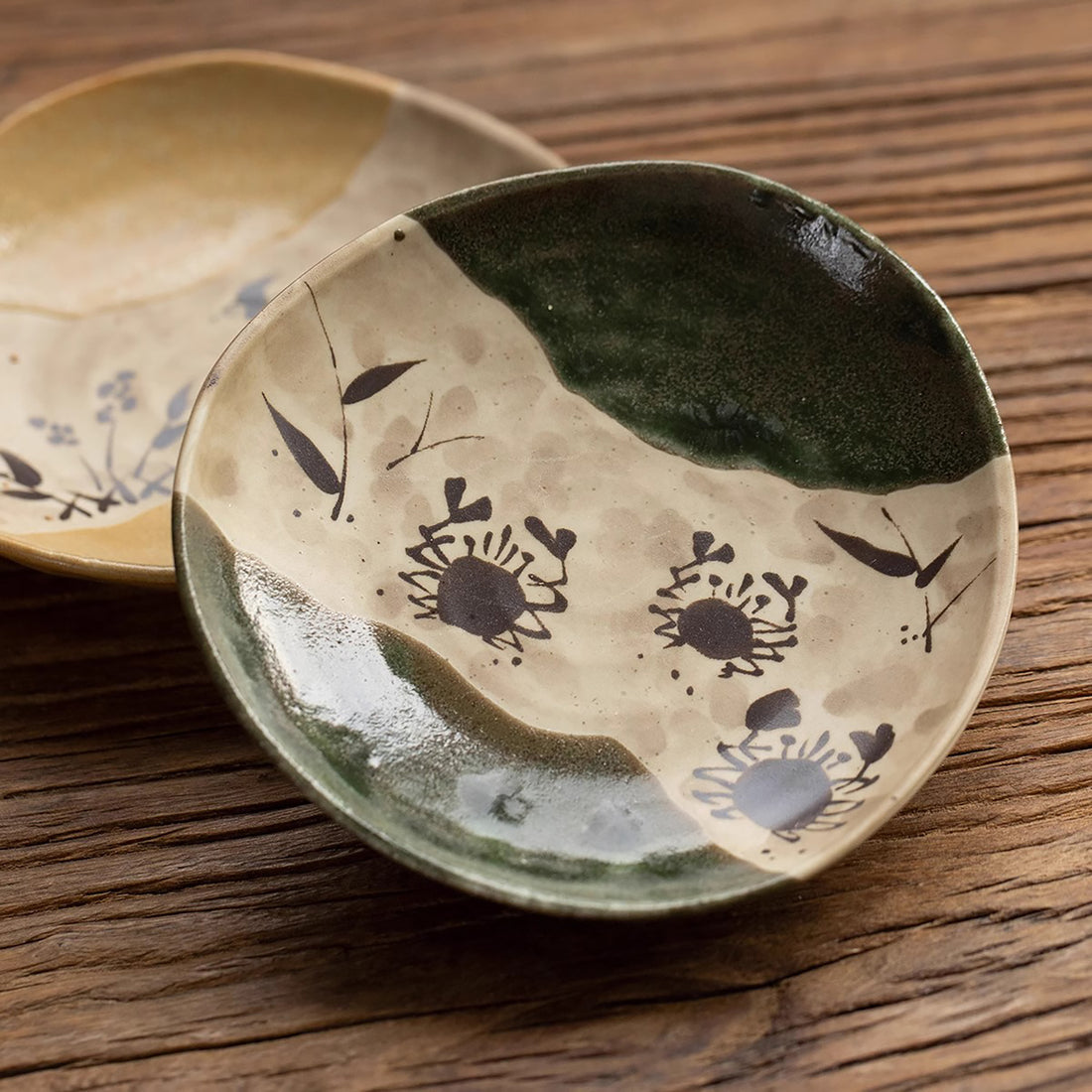 Assiette artisanale Seto-yaki