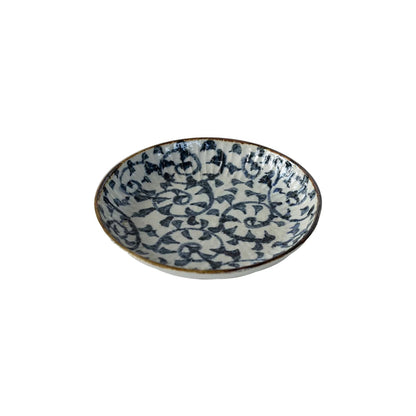 Assiette Minoyaki motif Tako Karakusa