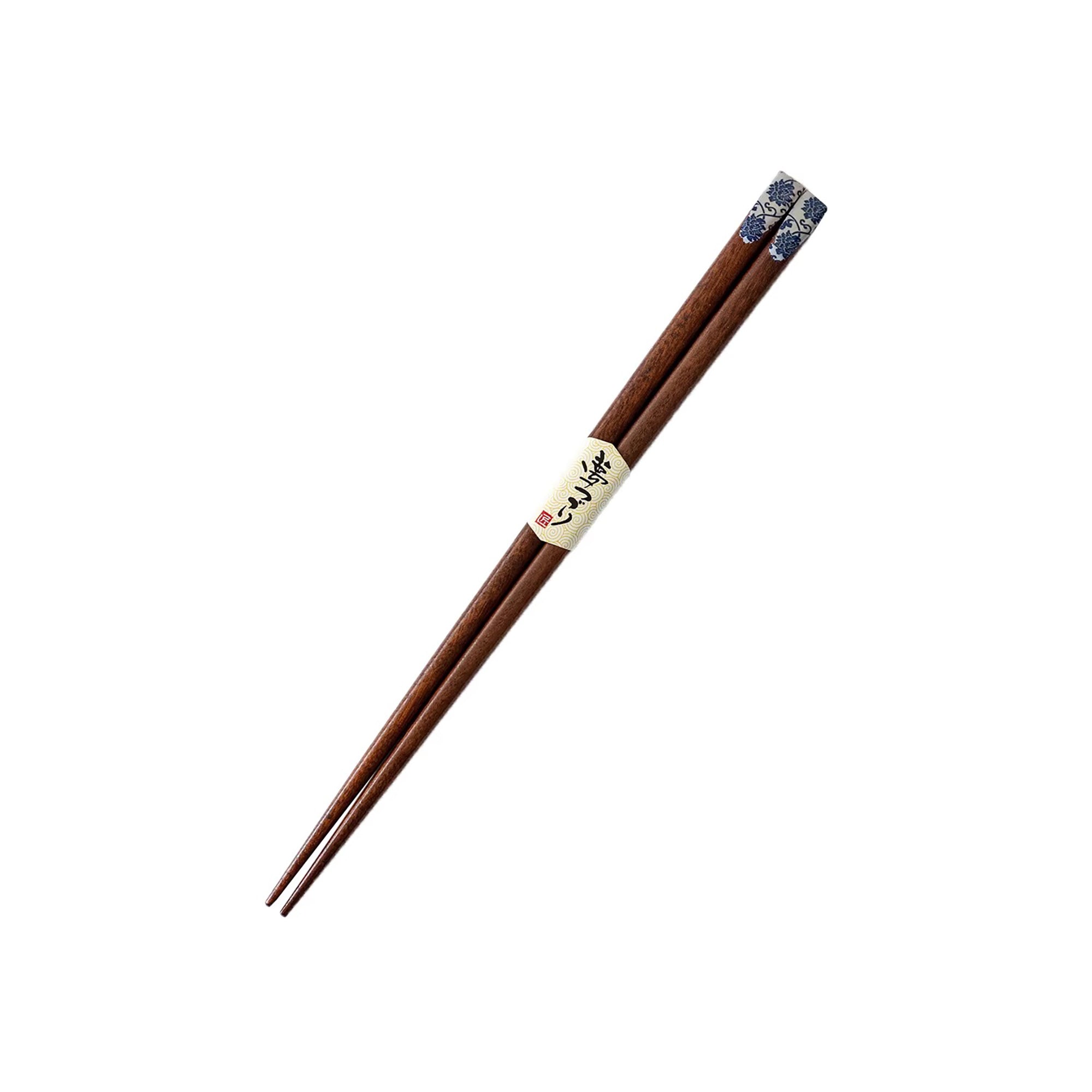 Baguettes Tanaka en bois naturel pointe fine