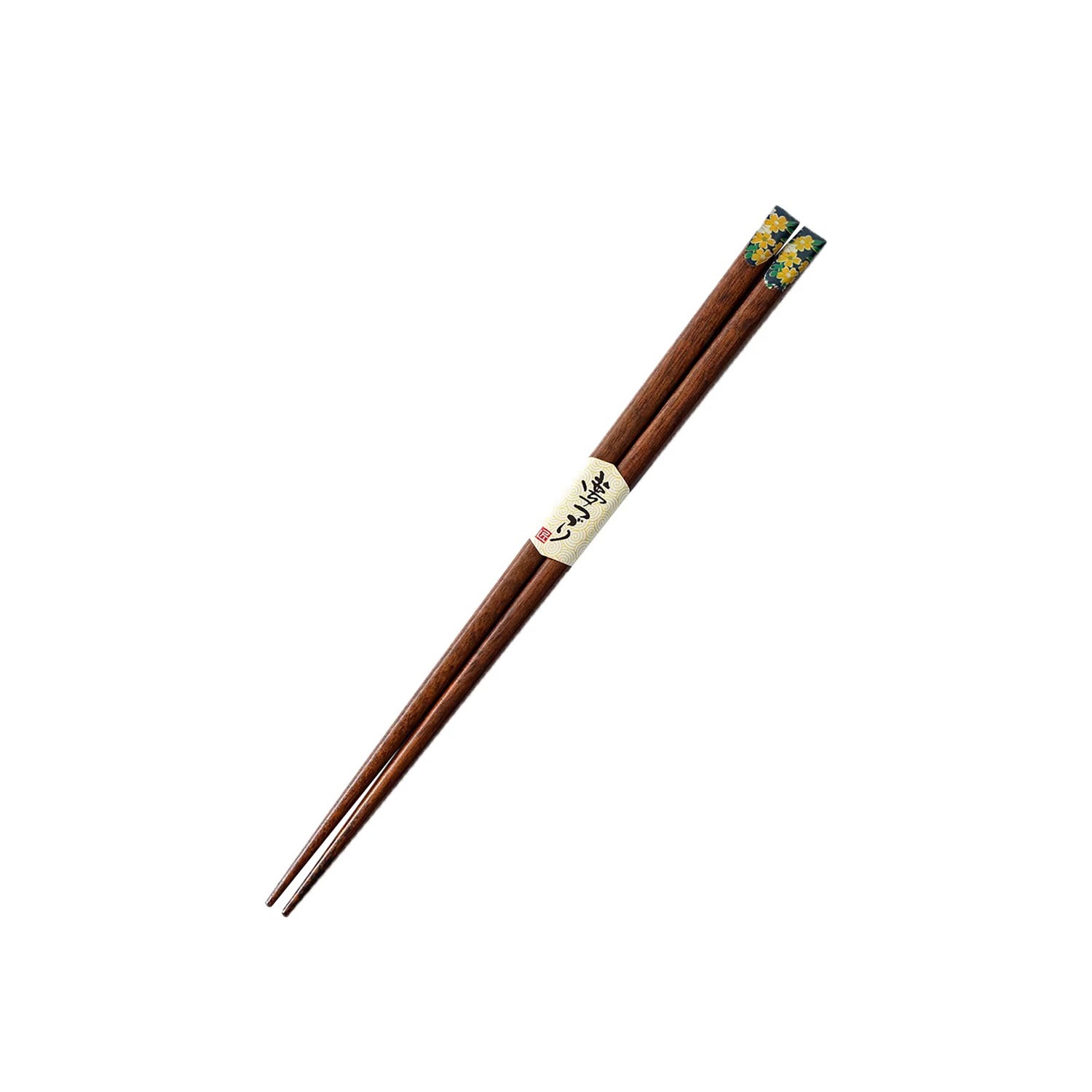 Baguettes Tanaka en bois naturel pointe fine