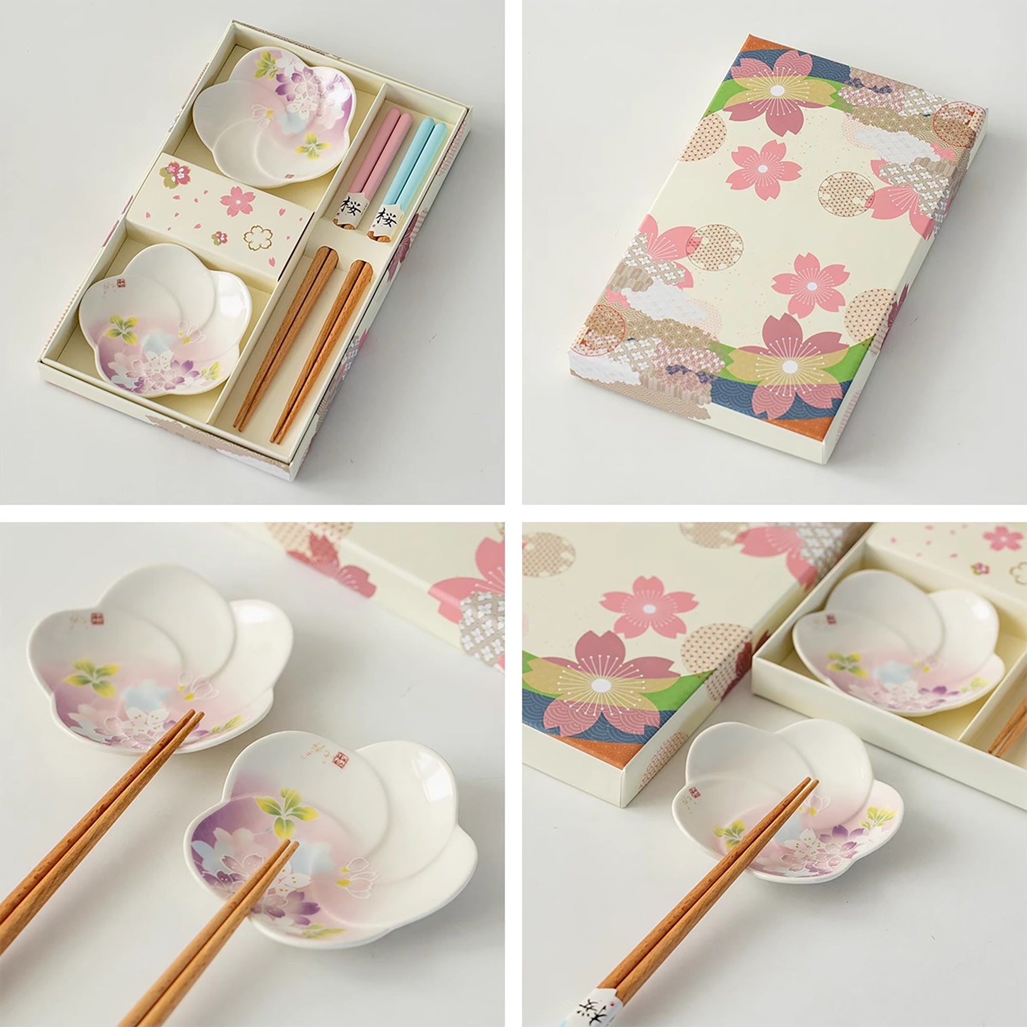 Coffret de baguettes en bois Tanaka 