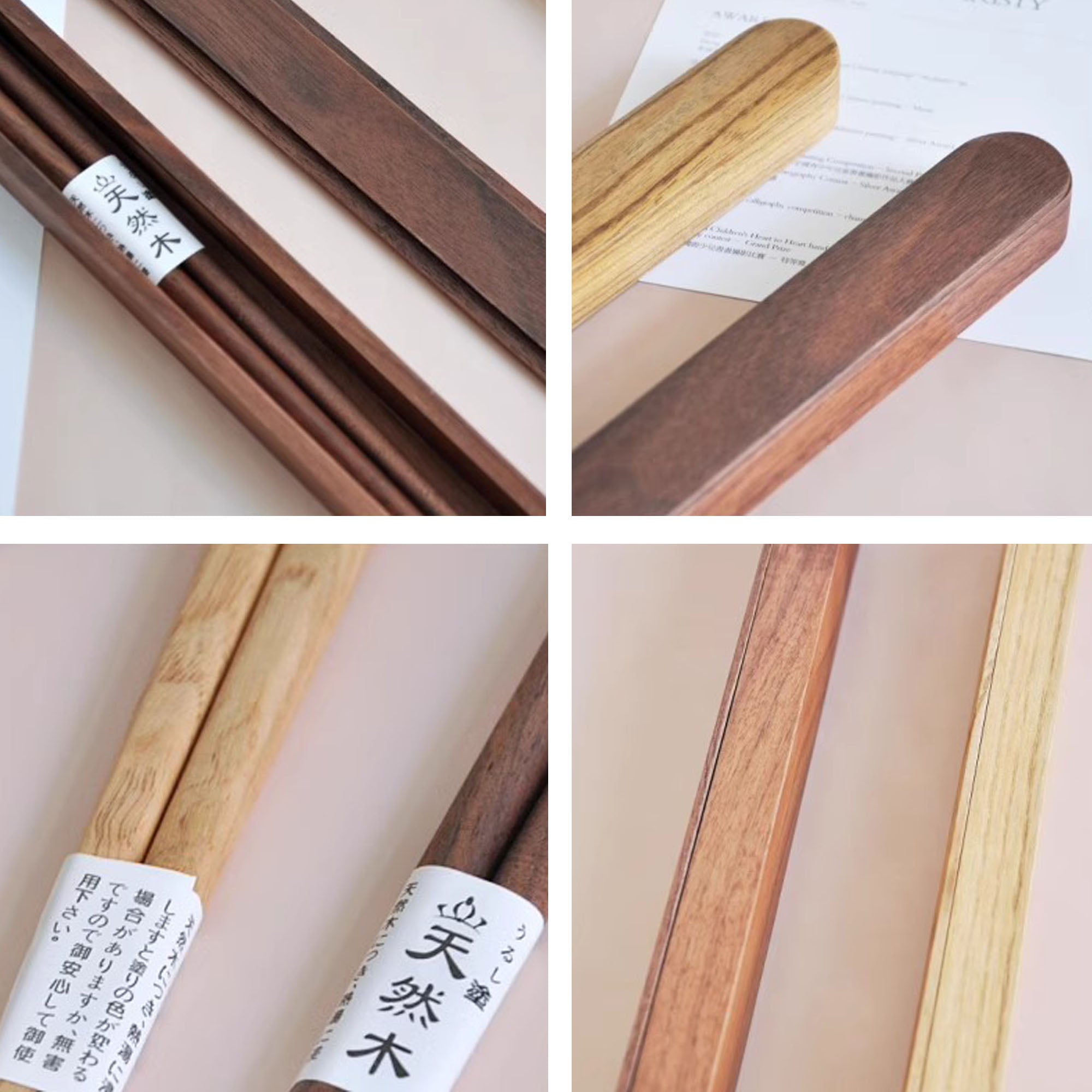 Baguettes portable avec sa boîte en bois style japonais