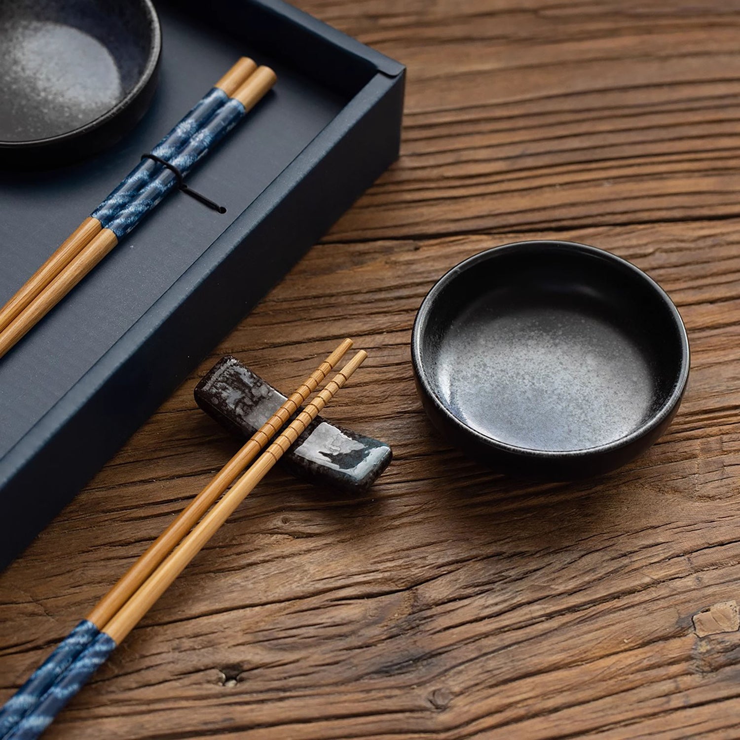 Coffret de baguettes en bois naturel Tanaka Tanahashi