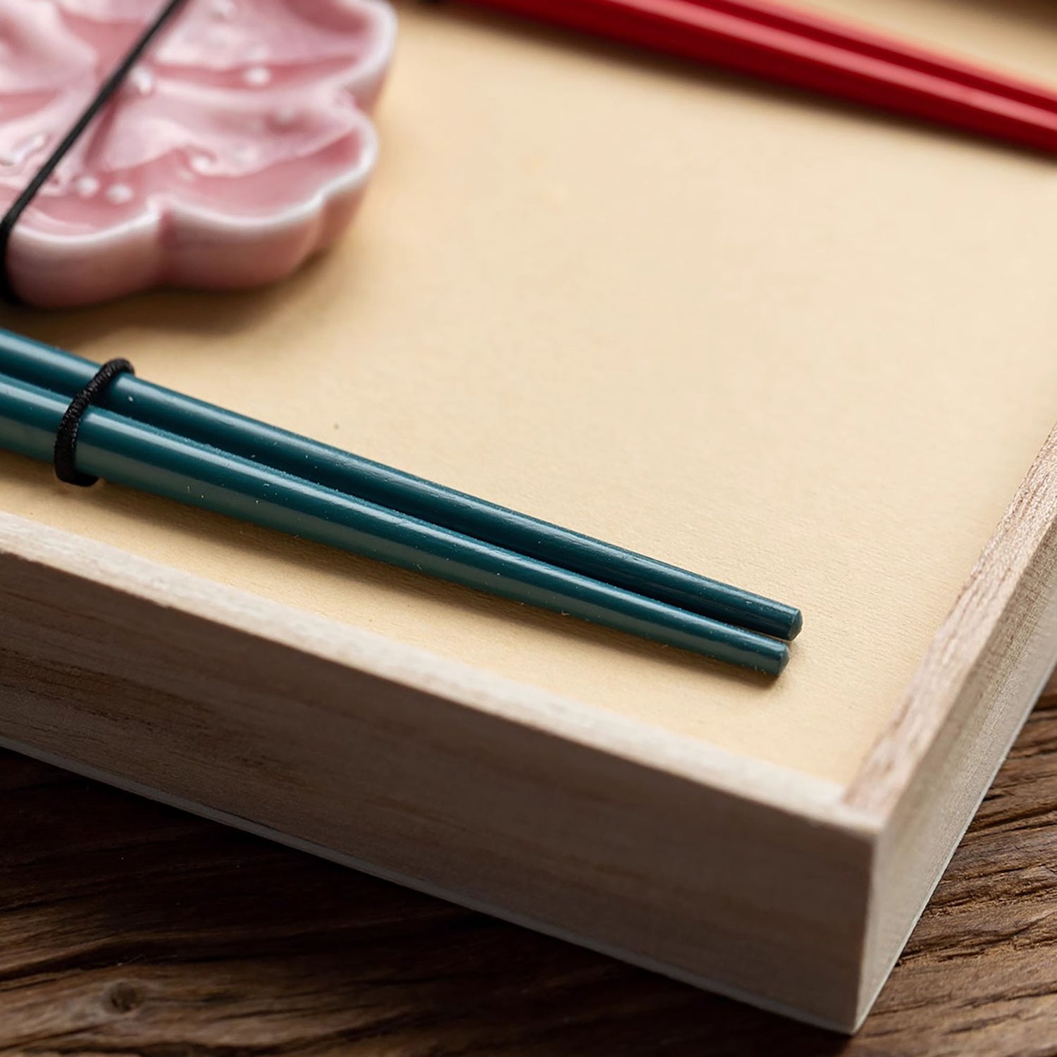 Coffret de baguettes en bois naturel Tanaka Tanahashi 