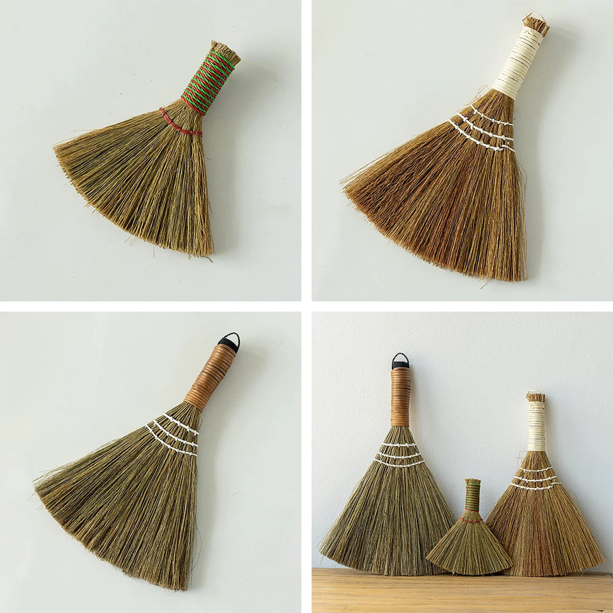 Balai artisanal en herbe naturelle