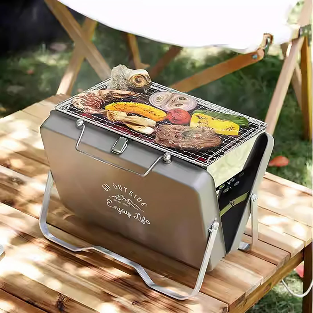 Barbecue portable pliable Captain Stag