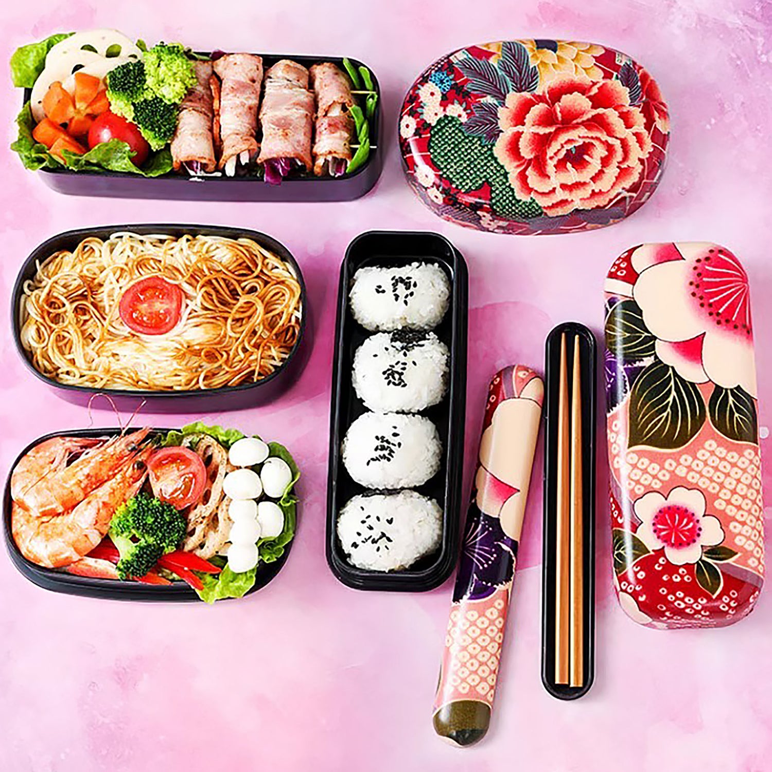 Boîte à bento florale par Hakoya