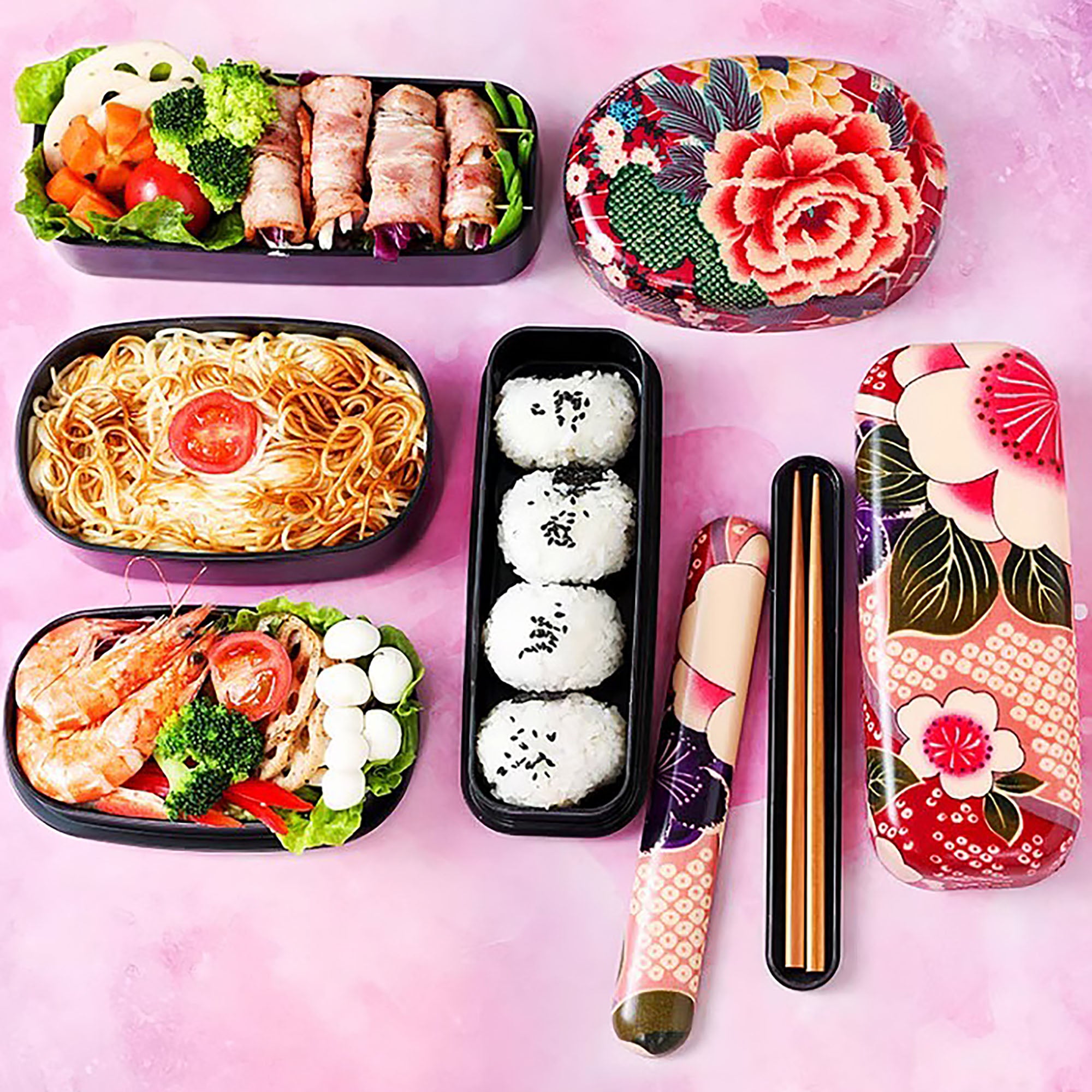 Boîte à bento florale par Hakoya