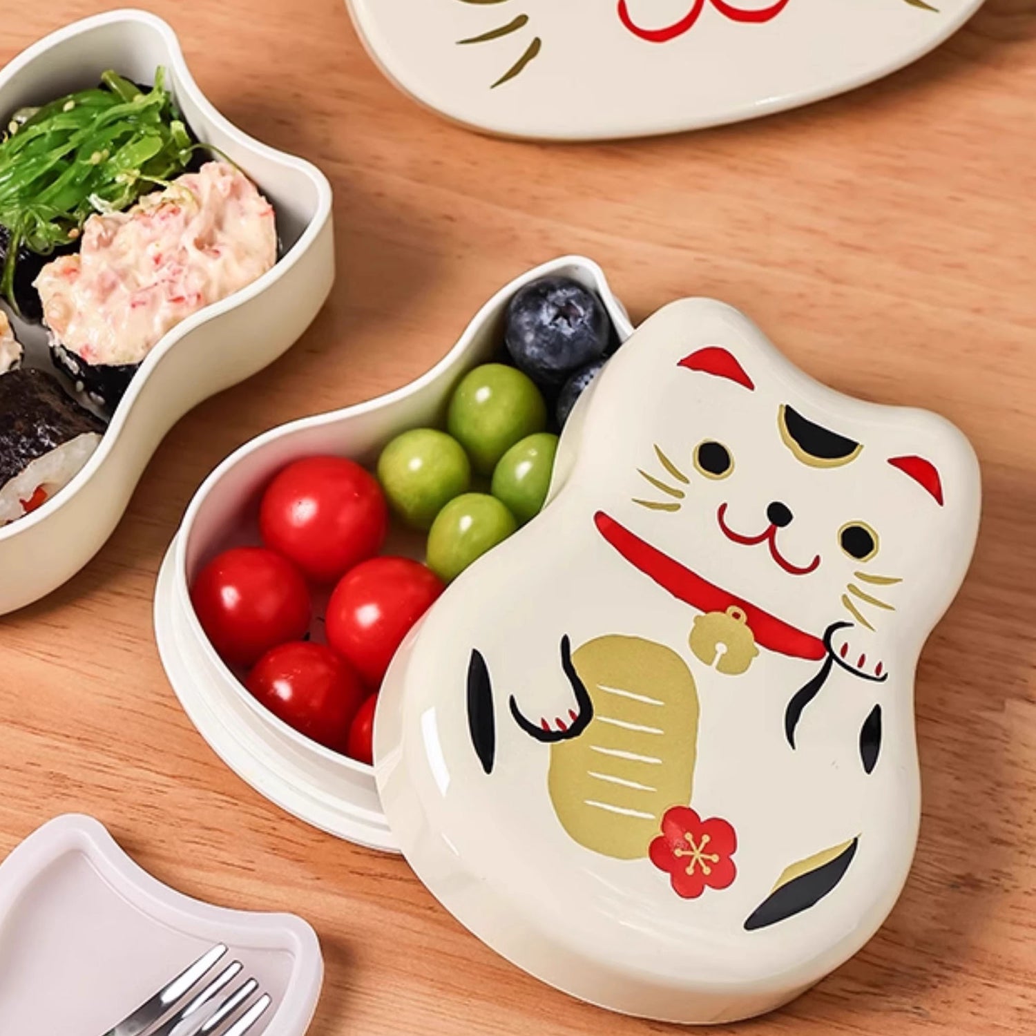 Boîte à bento Maneki-Neko par Hakoya