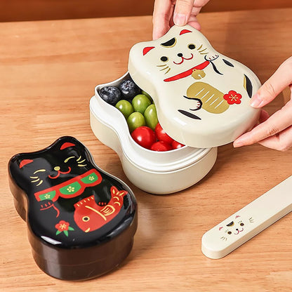 Boîte à bento Maneki-Neko par Hakoya