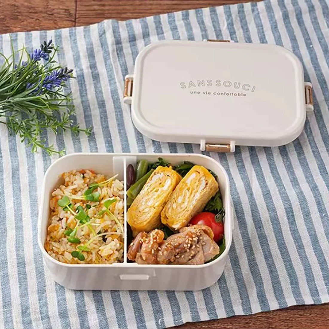 Boîte bento japonaise Sabu 620ml simple étage