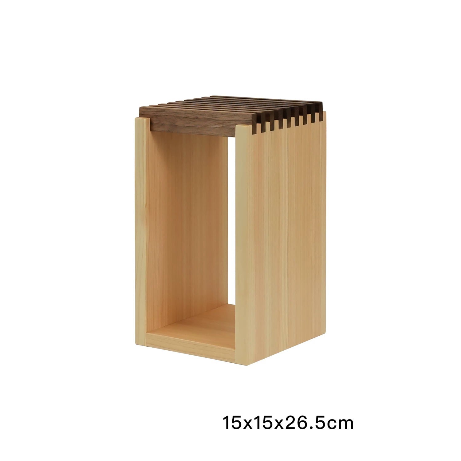 Bloc à couteaux japonais en bois Hinoki 